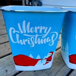 KOLORAE Merry Christmas Waste Can Garbage Can for Home, Office,
